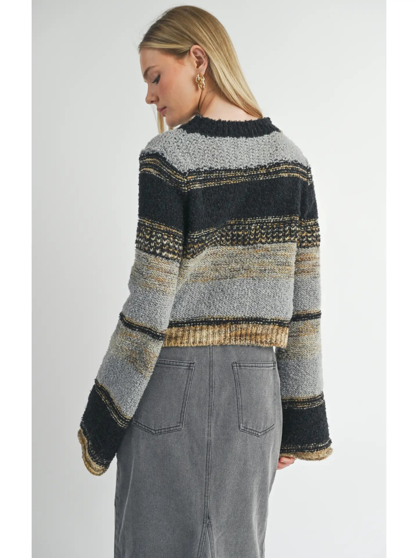 Millie Mixed Yarn Sweater