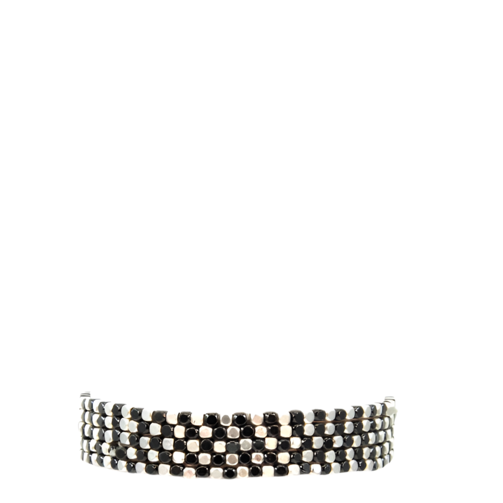 5-Strand Metal Bead Bracelet