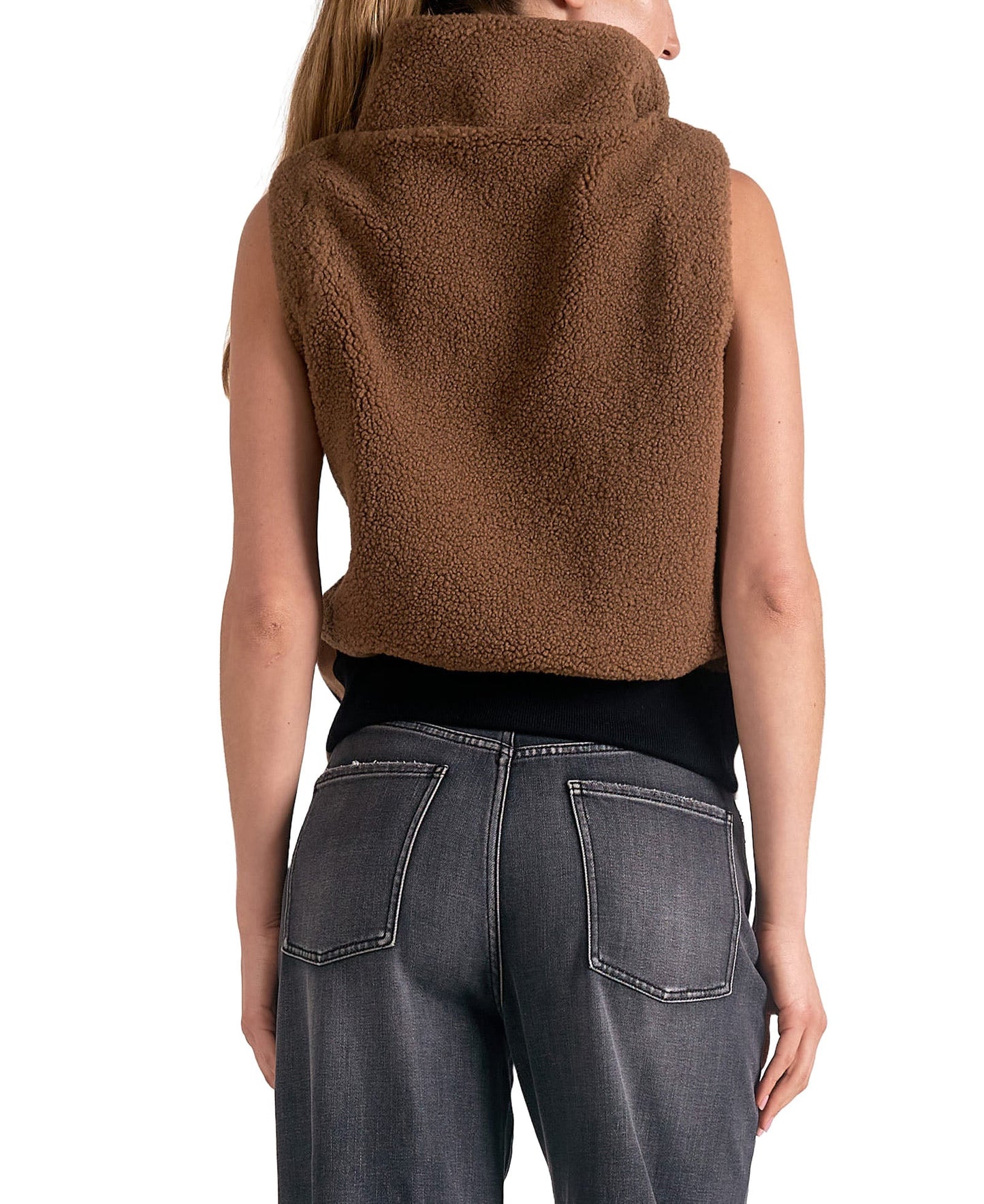 Elan Zip Up Two Tone Vest