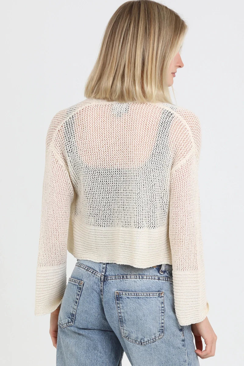 Crochet Knit Resort Cardigan