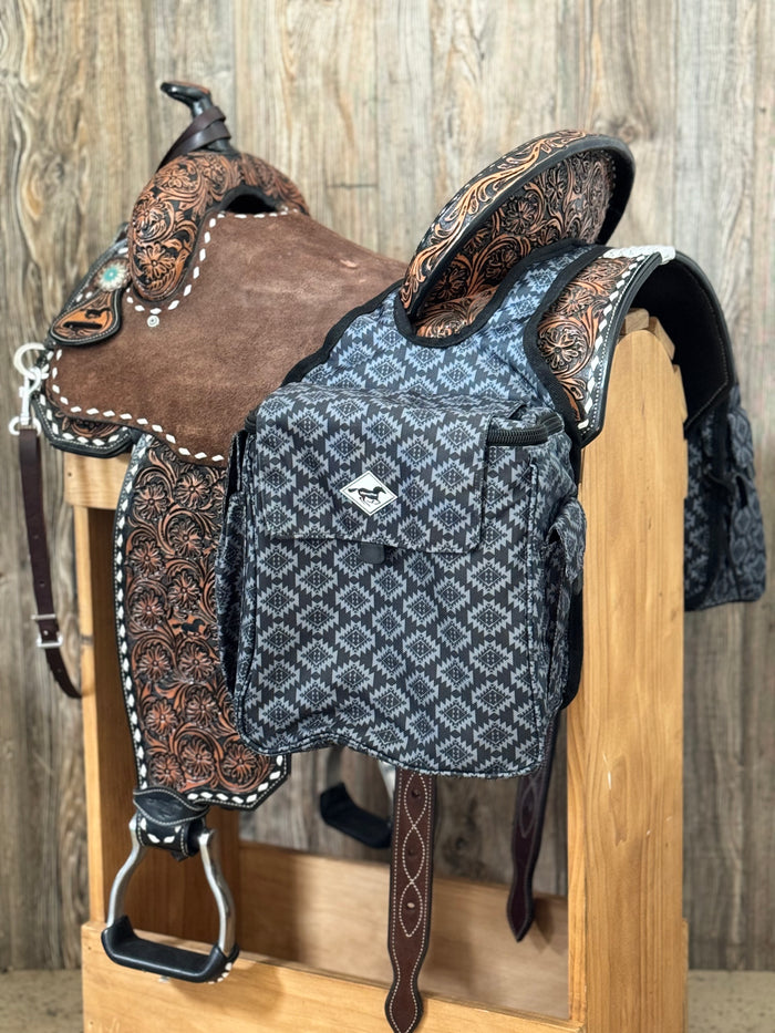 WhinneyCooler Saddlebag: Midnight Aztec