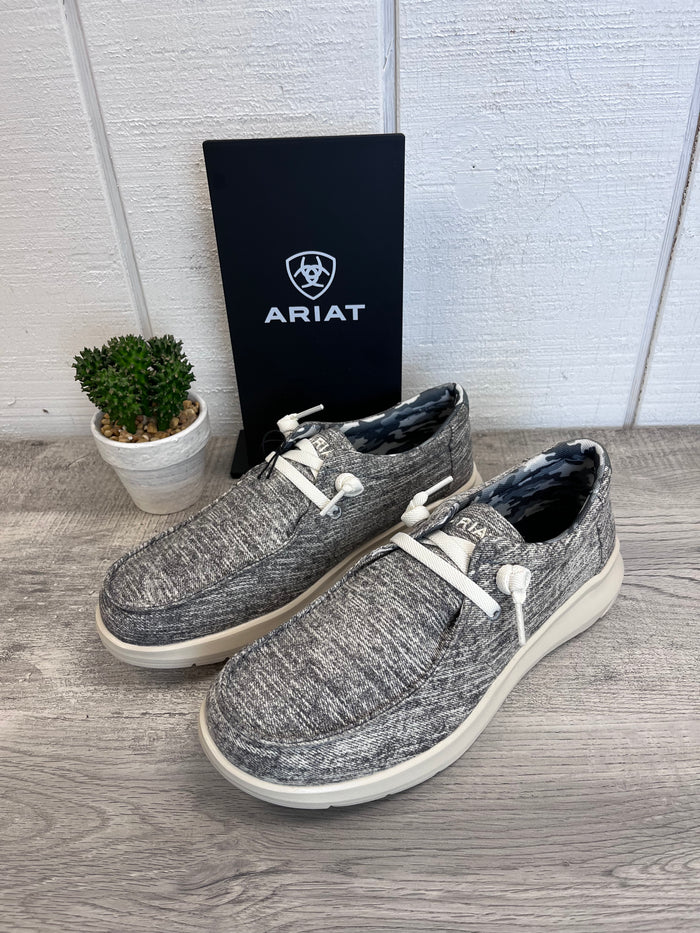 Ariat Men's Washed Grey Denim Hilo Casual Shoe 10061211-Painted Cowgirl Western Store