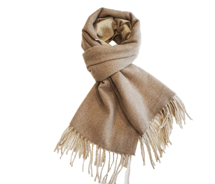 Double Face Fringe Scarf