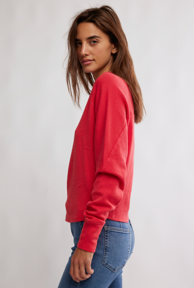Free People Jess Long Sleeve Top