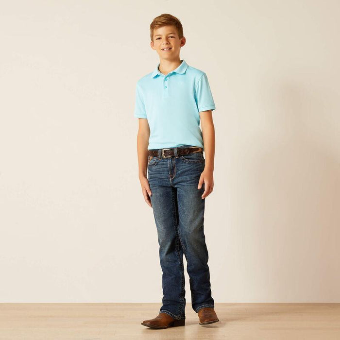 Ariat Boy's Fordham B4 Relaxed Fit Denali Boot Cut Jeans 10051605-Painted Cowgirl Western Store