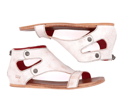 Bed Stu Women's Soto Nectar Lux White Leather Sandal F373012-NTLX