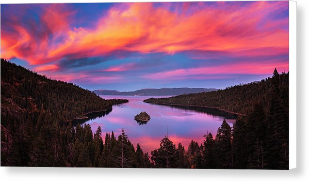 Emerald Bay Explode by Brad Scott - Canvas Print