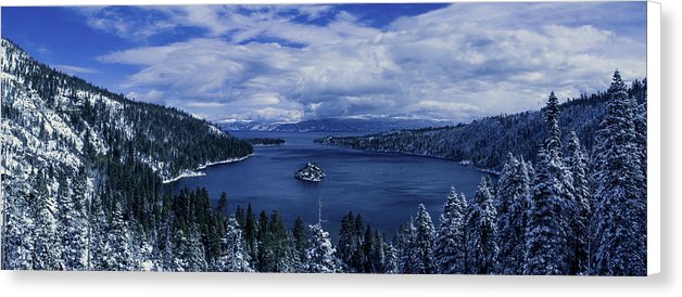 Emerald Bay First Snow - Canvas Print
