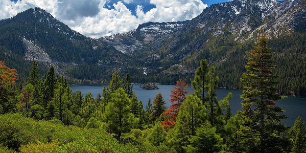 Emerald Bay Spring Day By Brad Scott - Art Print
