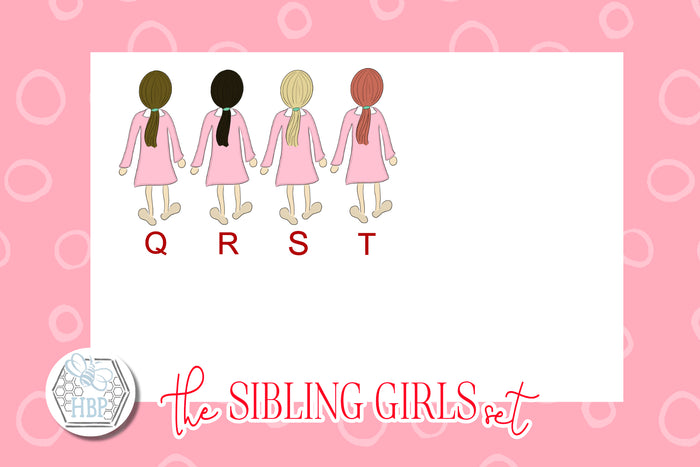 Girl Calling Card