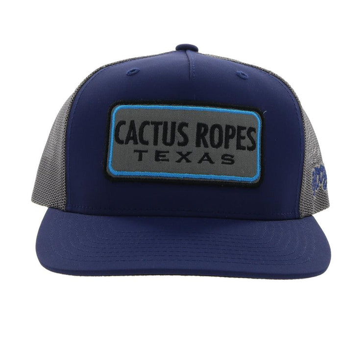 Hooey Cactus Ropes Navy & Grey Trucker Snapback Hat CR082
