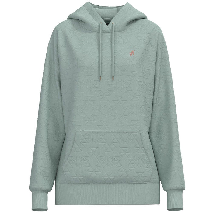 Hooey Women's Legendary Surf Spray Quilted Hoodie HH1356GRAZ-Painted Cowgirl Western Store