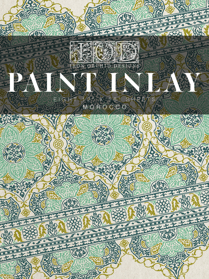 IOD Morocco 12x16 Paint Inlay