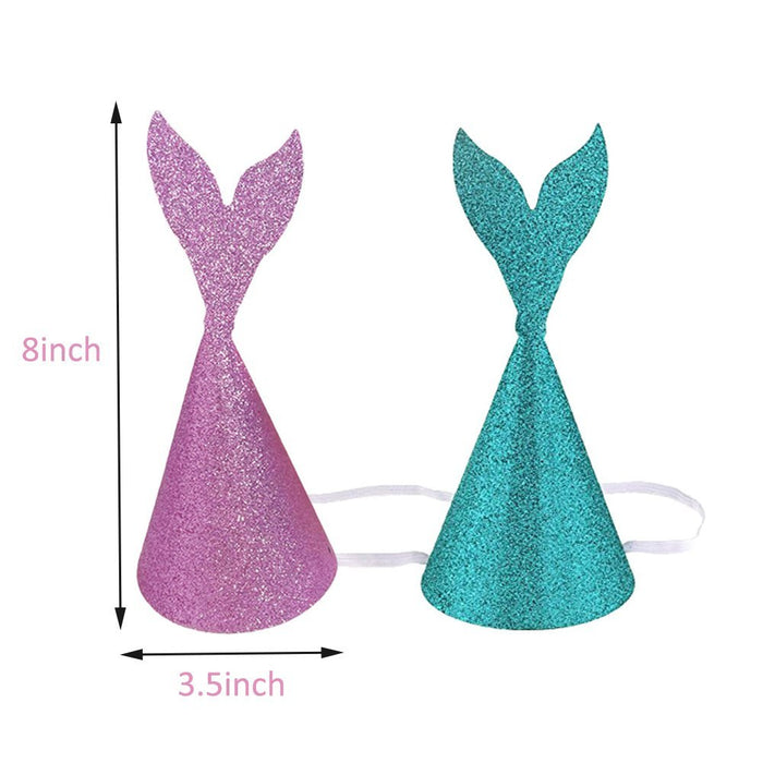 Mermaid Birthday Theme Set Banner, Balloons, Pom Pom & Tassels Party Decorations