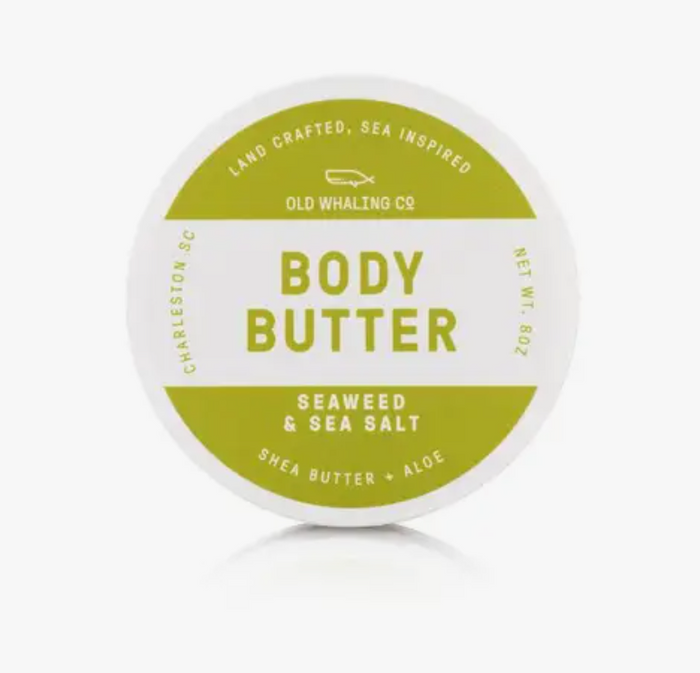 Old Whaling Company - Seaweed + Sea Salt Body Butter, 8 Ounces