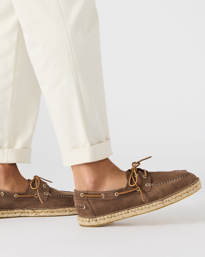 PANCHO OLIVE SUEDE