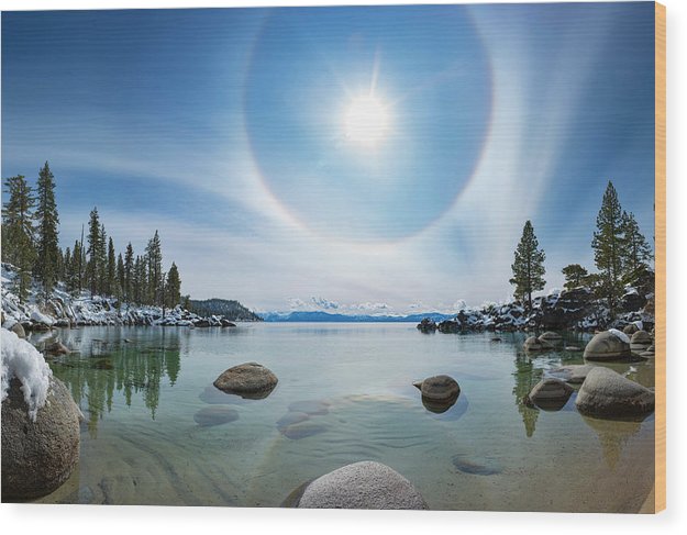 Tahoe Halo By Brad Scott - Wood Print