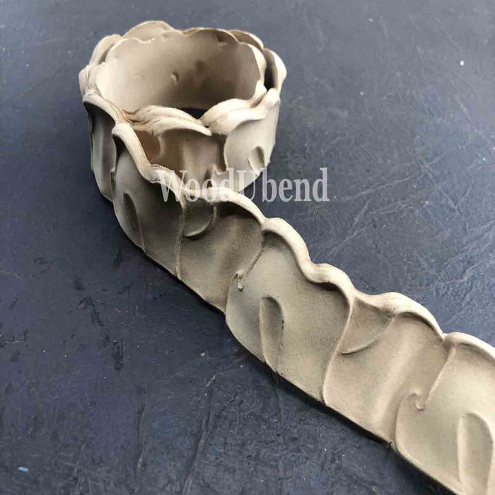 WoodUbend Scalloped Edge Trim Moulds TR747.1
