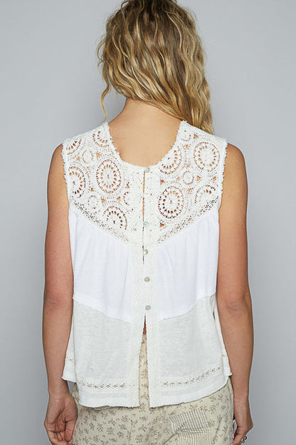 Lace Crochet Tank