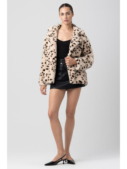 Blank NYC Short Faux Fur Coat