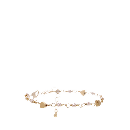 Pearl Heart Bracelet