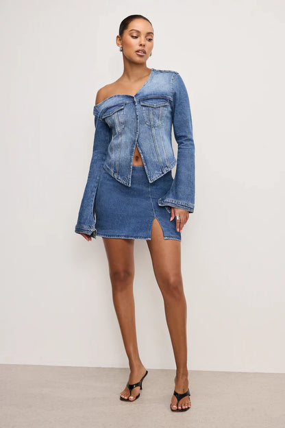 Good American Denim Mini Skirt