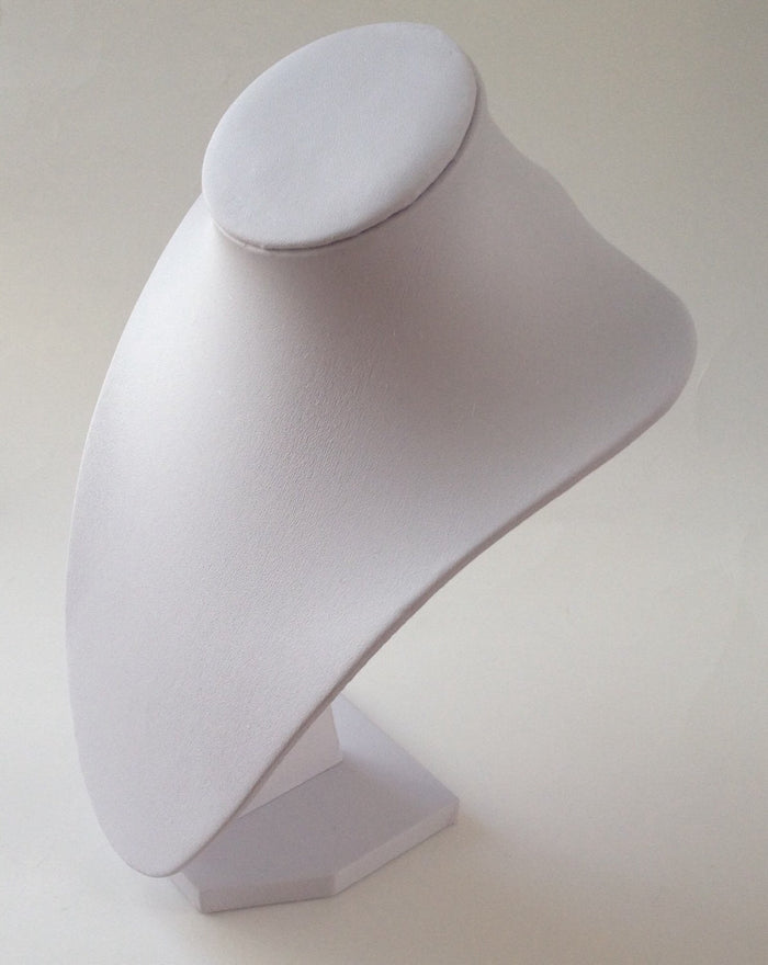 10" White Mannequin Necklace Jewelry Display