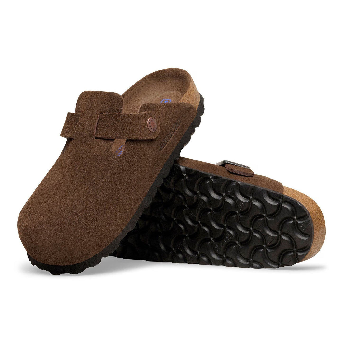 Birkenstock Boston Soft Footbed Suede Leather