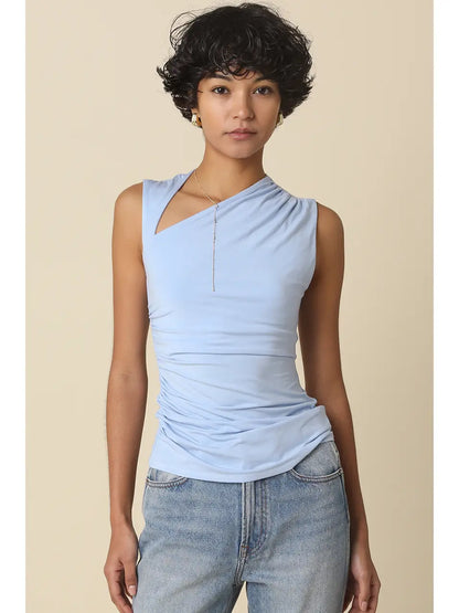 Cutout Shoulder Top