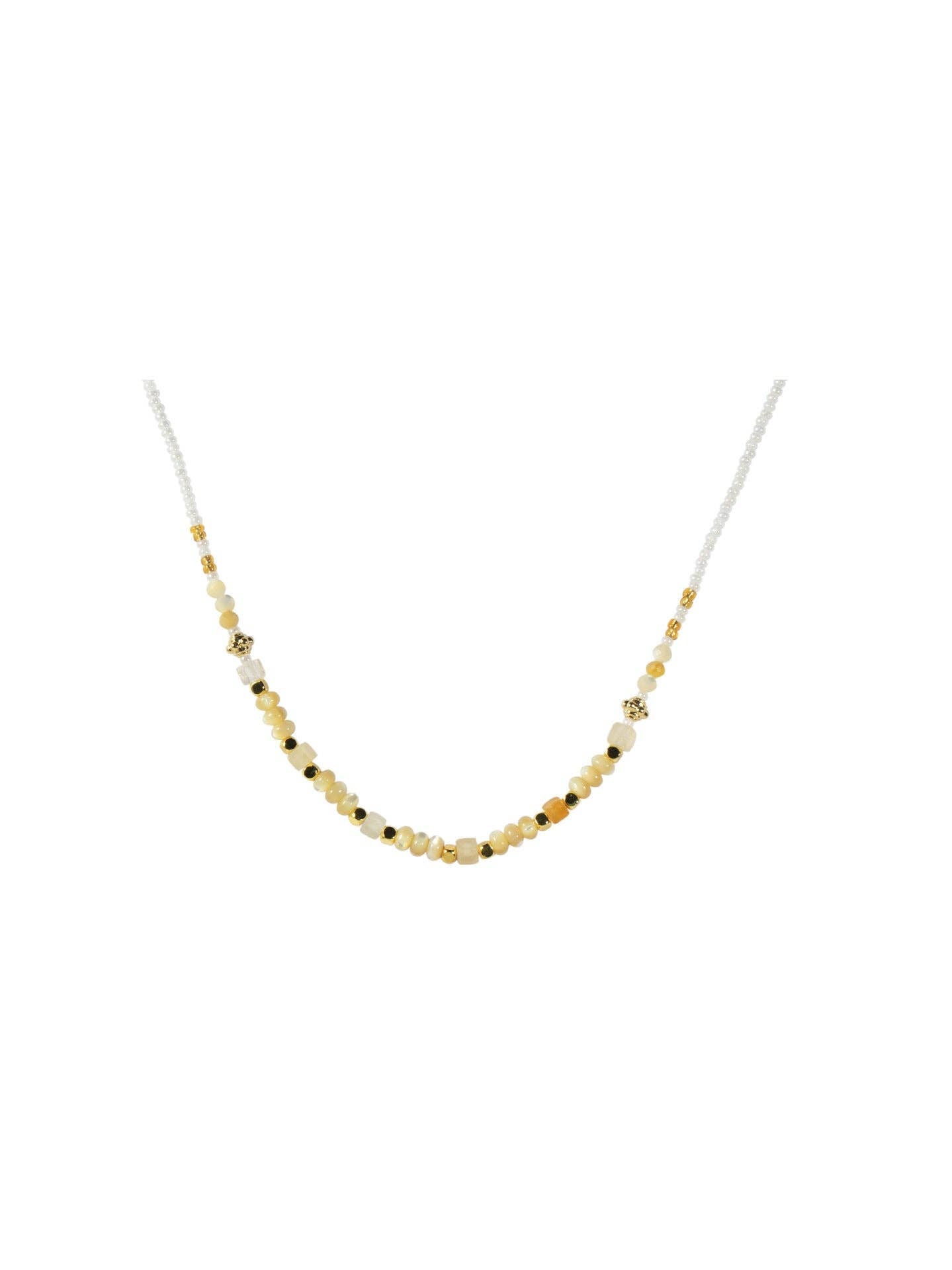 Bohemian Shell Colorful Beaded Choker Necklace