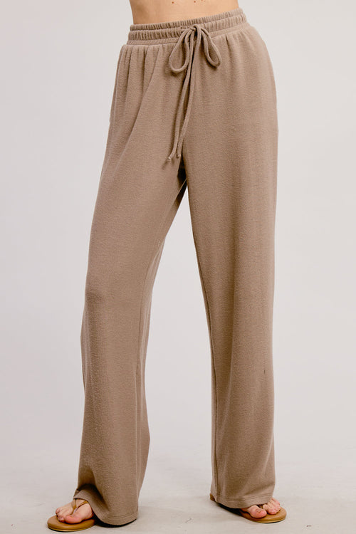 Brushed Straight Leg Sweatpants