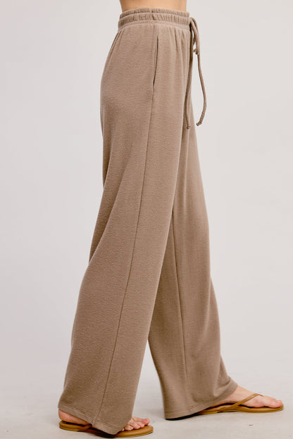 Brushed Straight Leg Sweatpants