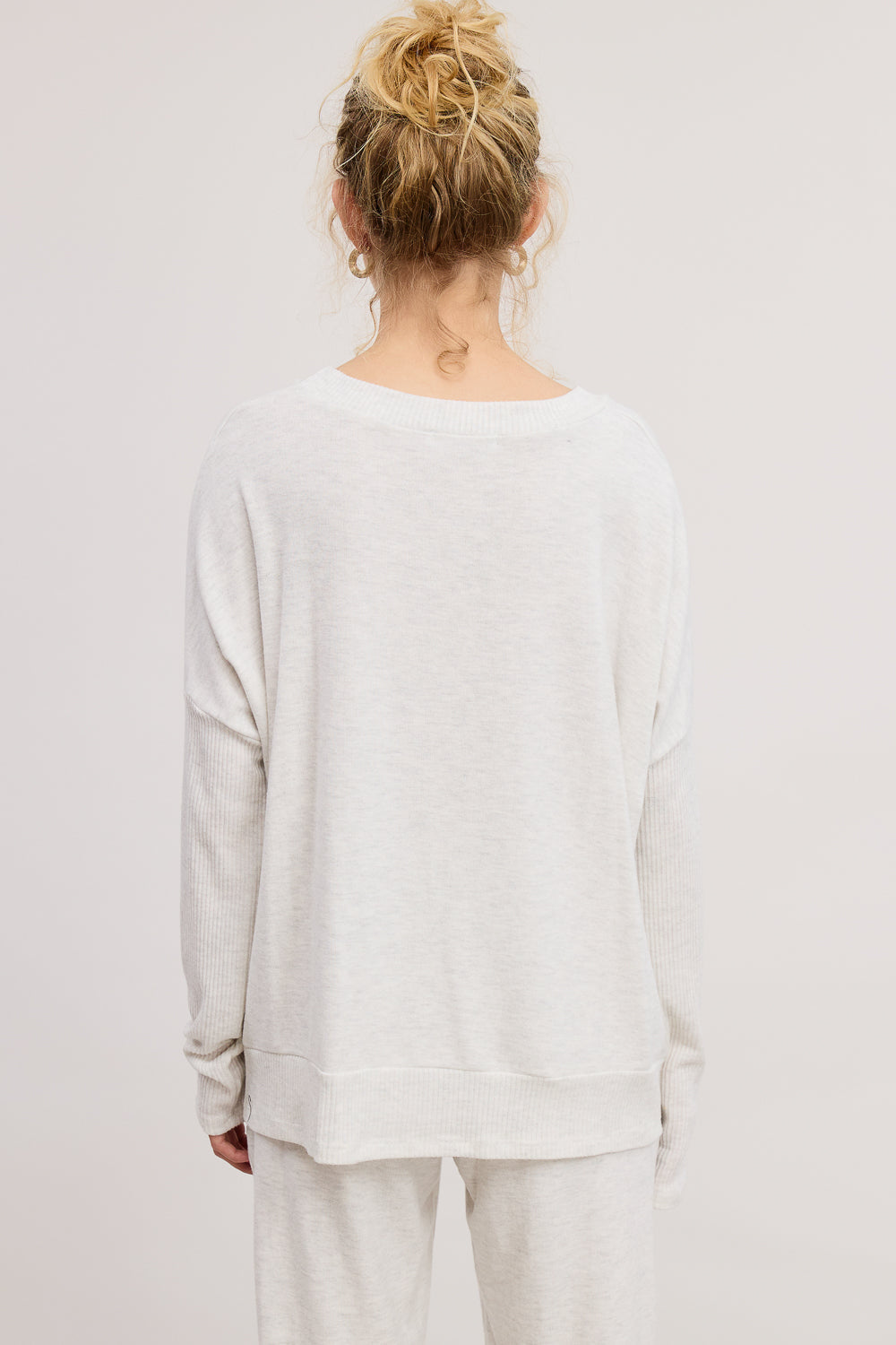 Brushed Round Neck Pullover