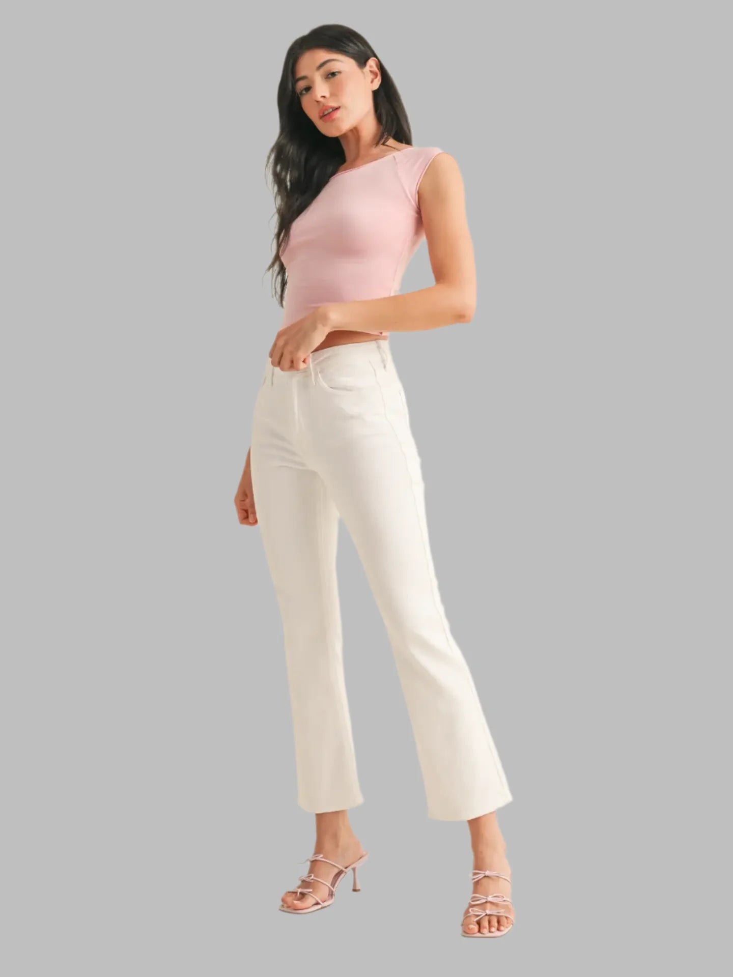 Just Black Denim Slim Cropped Bootcut