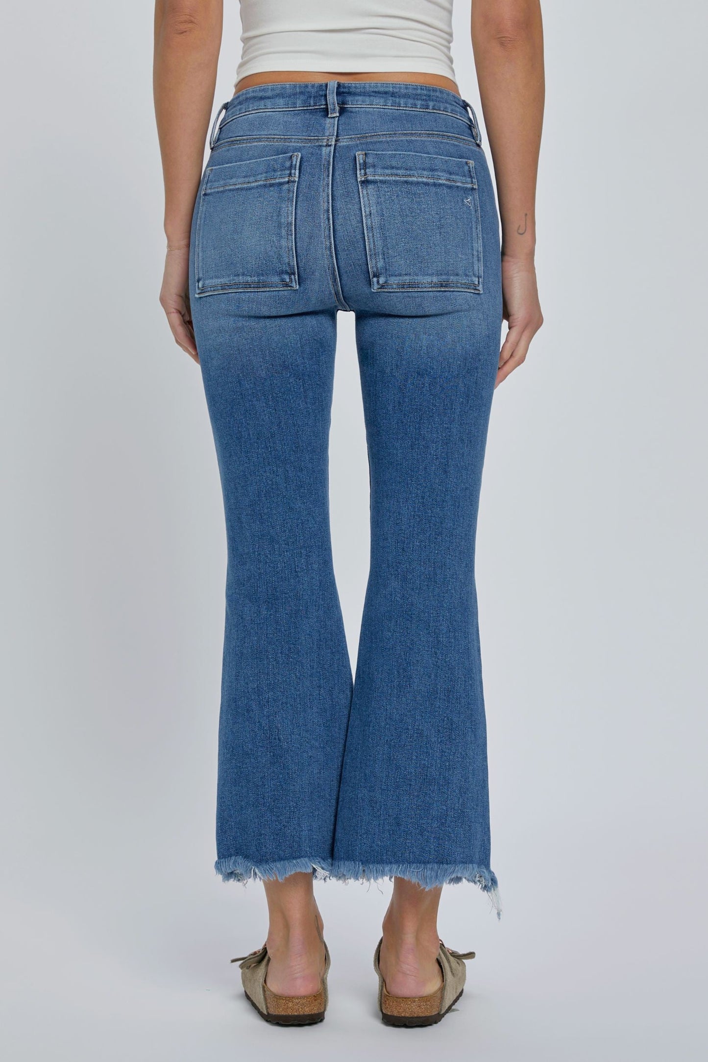Hidden Inseam Happi Cargo Flare