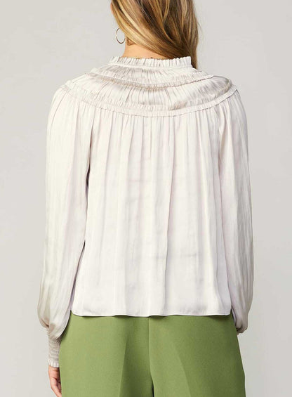 Current Air Ruffle Smock Detail Blouse