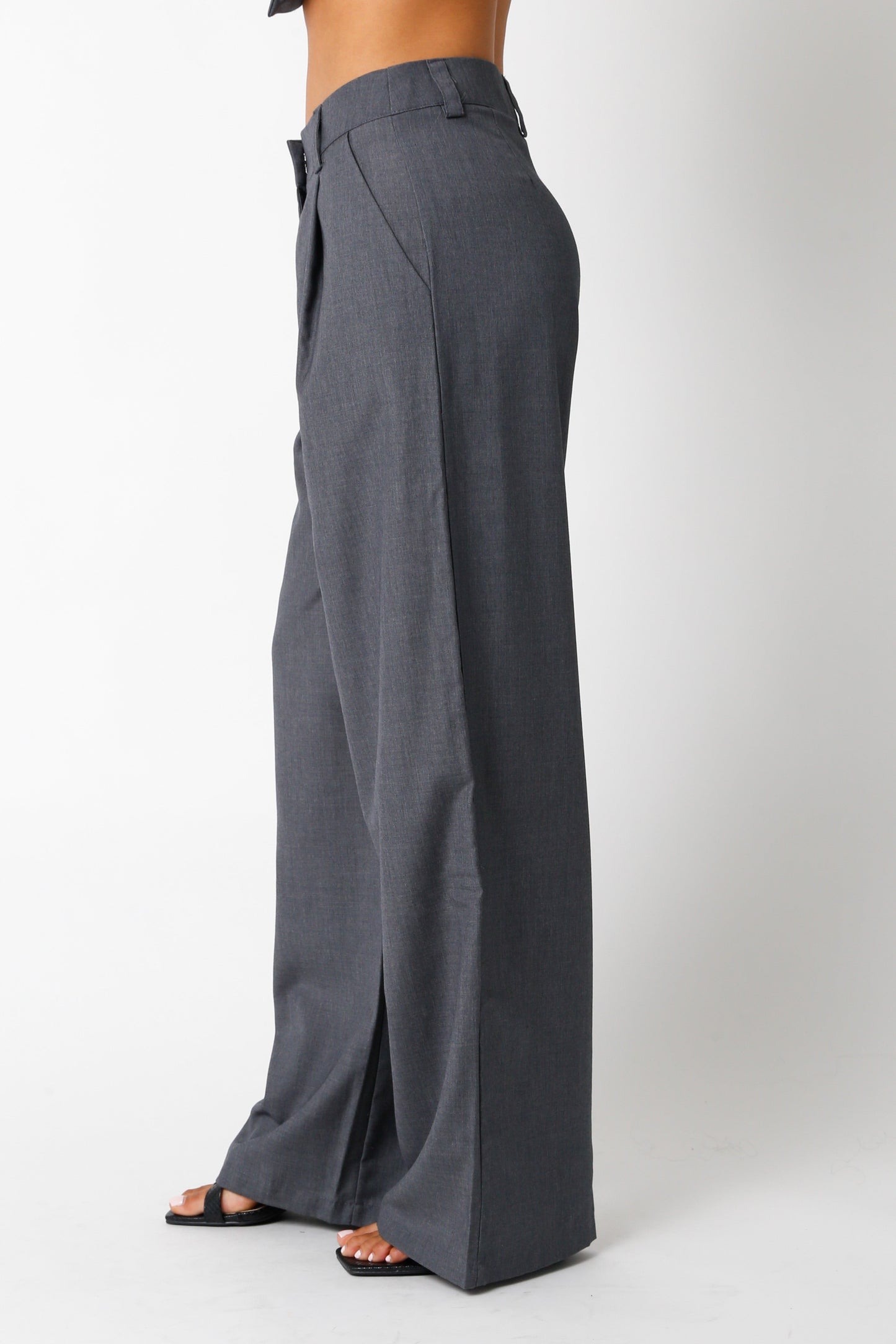 Olivaceous Wide Leg Pant