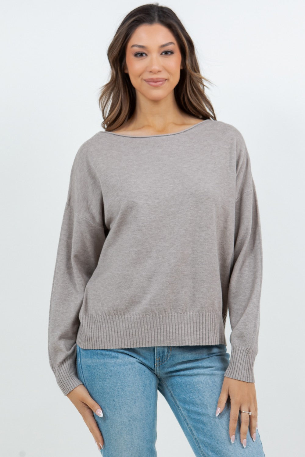 Madeline Boatneck Pullover
