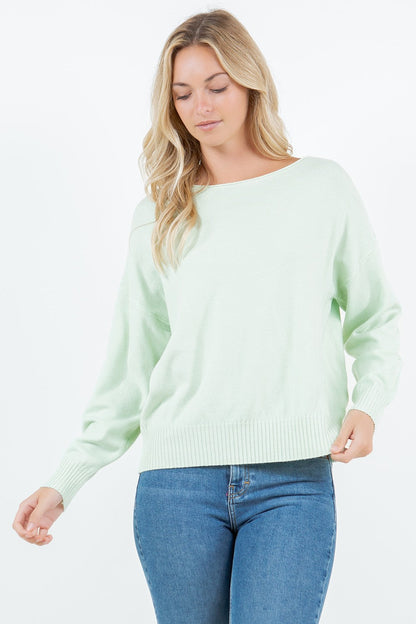 Madeline Boatneck Pullover