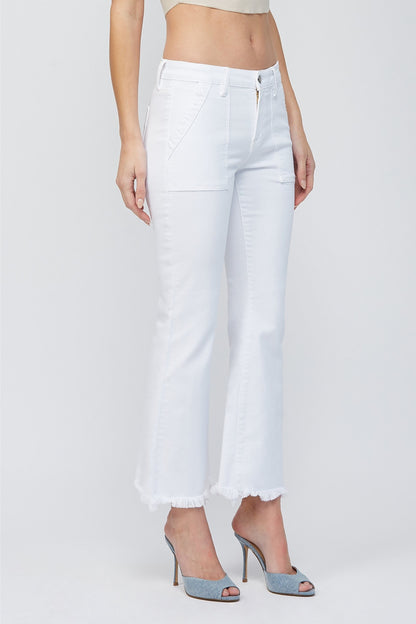 Hidden Cargo Pocket Cropped Flare