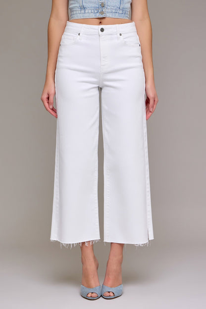 Hidden Nori Crop Wide Leg Jean