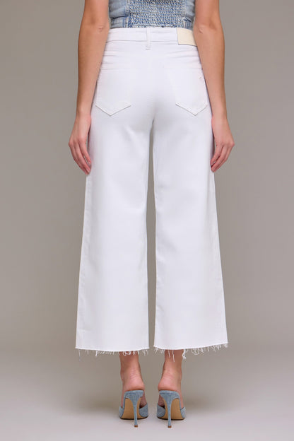 Hidden Nori Crop Wide Leg Jean