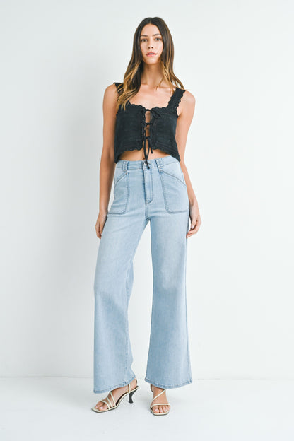 JBD Patch Pocket Wide Leg