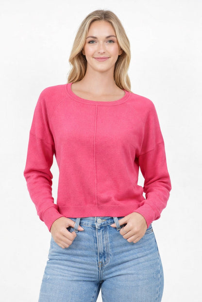 Eliza Front Seam Pullover