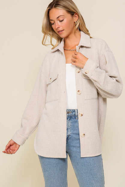 Button Down Shacket