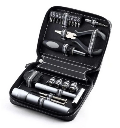22 Piece Fix It Kit Toolset, Black