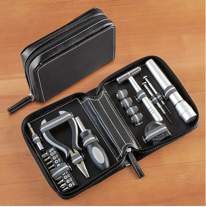 22 Piece Fix It Kit Toolset, Black