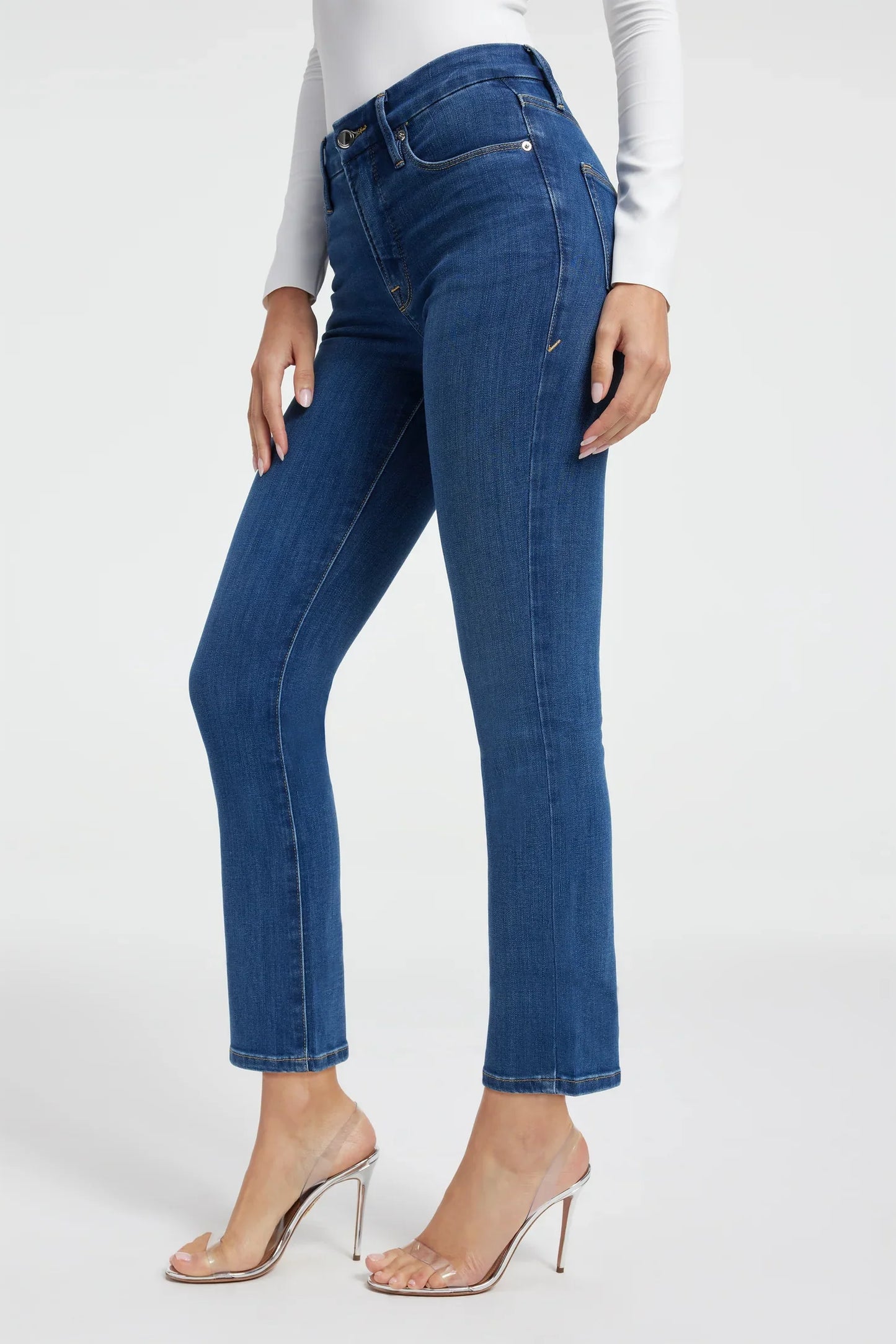 Good American Straight Leg Jeans