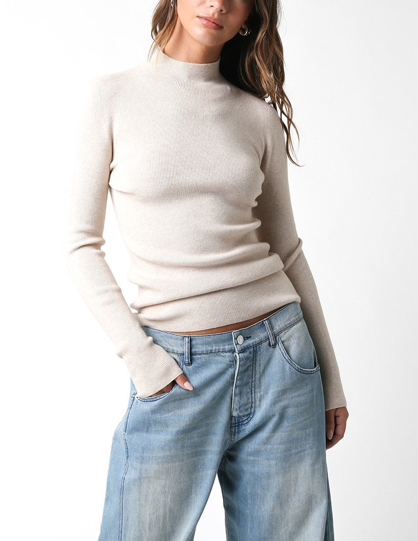 Charli Mock Neck Top
