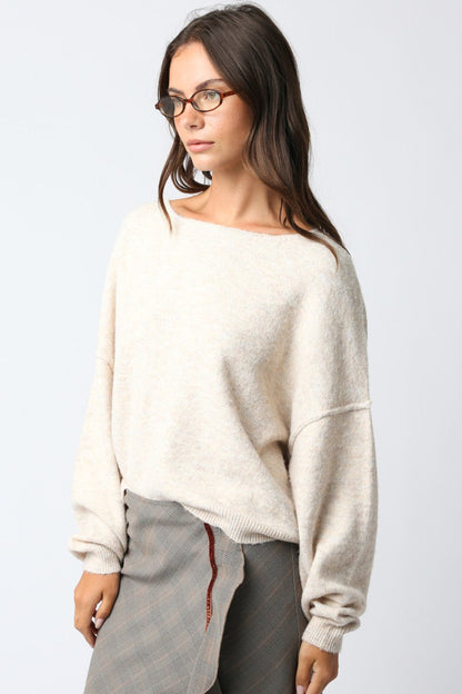Oversized Crew Neck Sweater